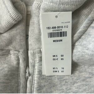 Abercrombie grey crew neck sweatshirt new with tags!
